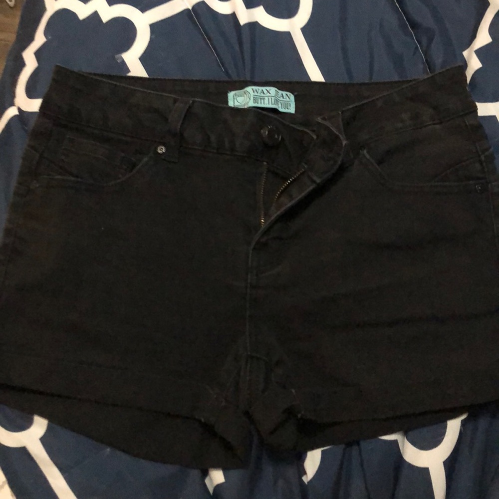 Black Push Up Shorts